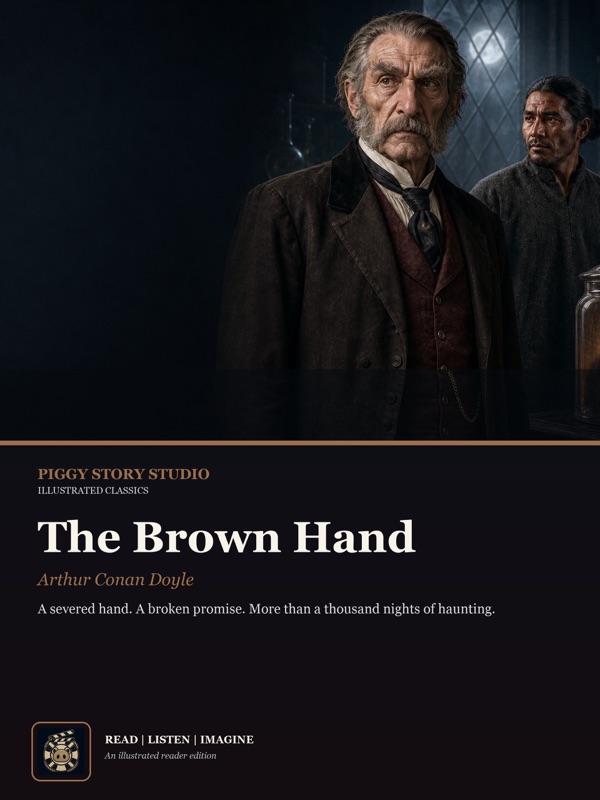 The Brown Hand illustrated reader cover